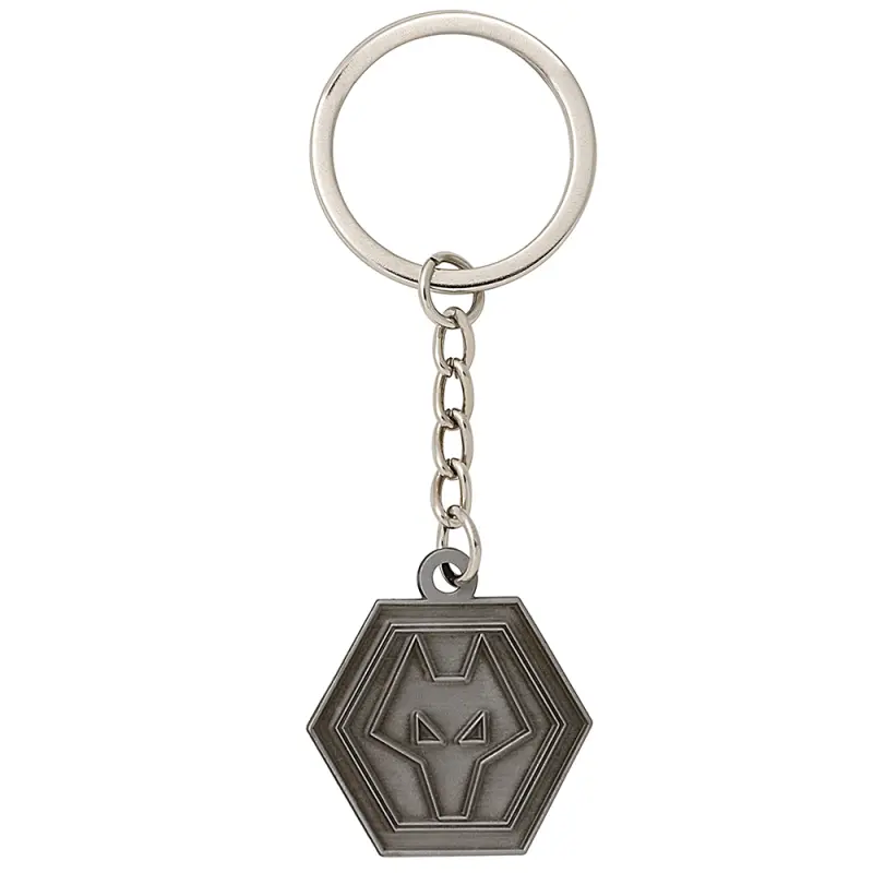 Wolverhampton Wanderers Store | Shop Official Wolves Antique Silver Crest Keyring Wolves Gear